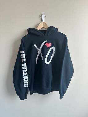 The Weeknd XO Logo Graphic Pullover Hoodie